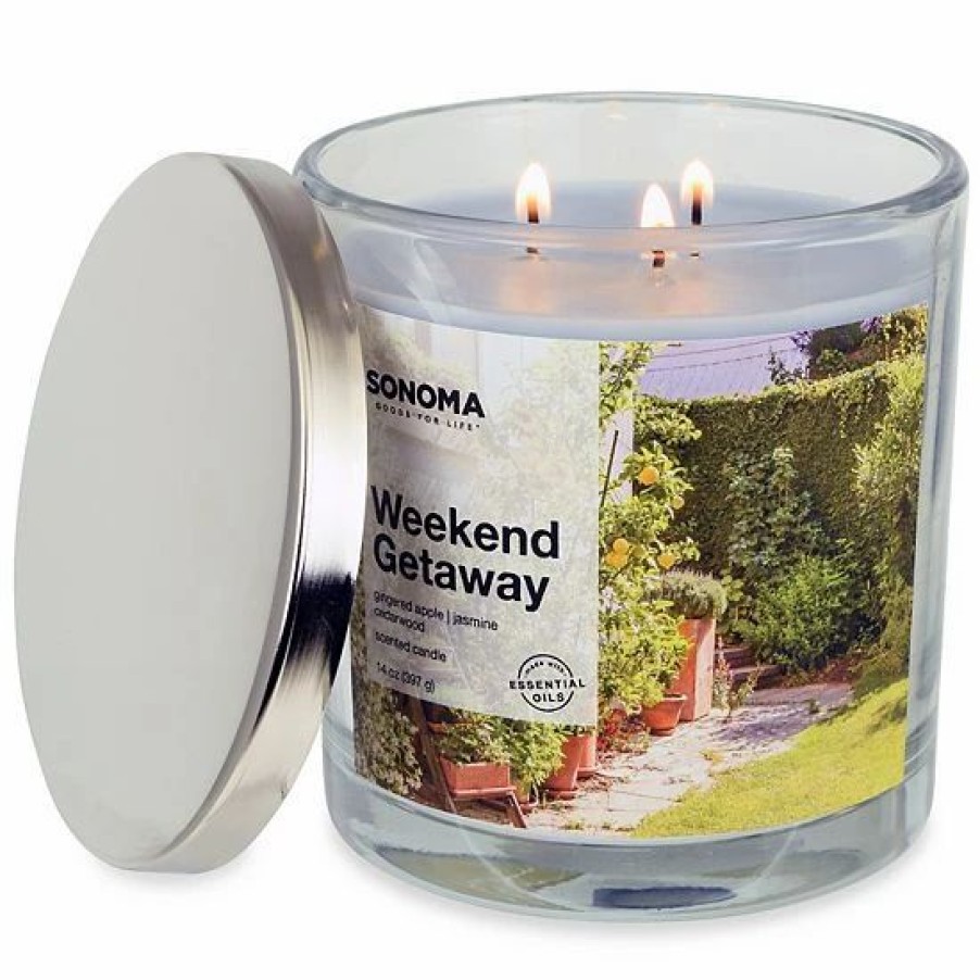 Home Decor * | Sonoma Goods For Life Weekend Getaway 14-Oz. 3-Wick Candle Jar