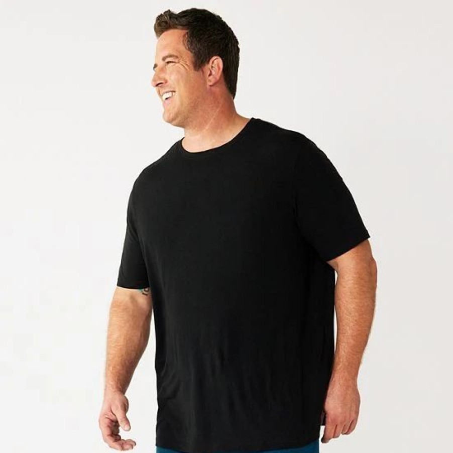 Mens * | Big & Tall Sonoma Goods For Life Lush Luxe Crewneck Tee