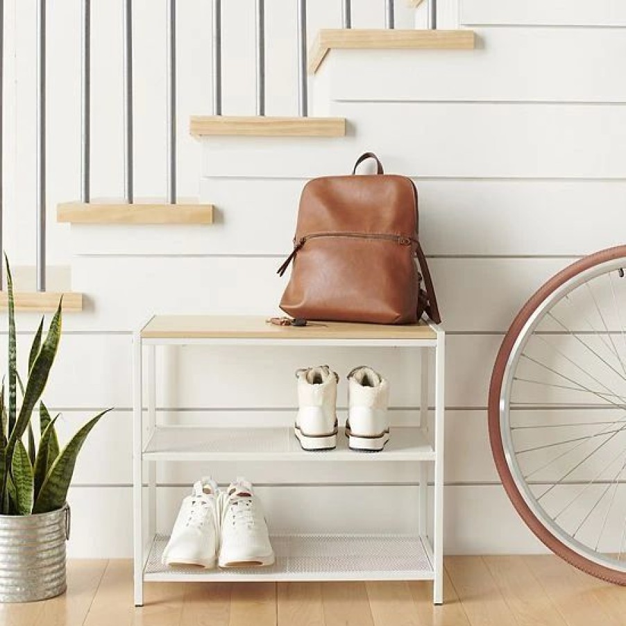 Storage & Cleaning * | Sonoma Goods For Life 3-Tier Shoe Rack