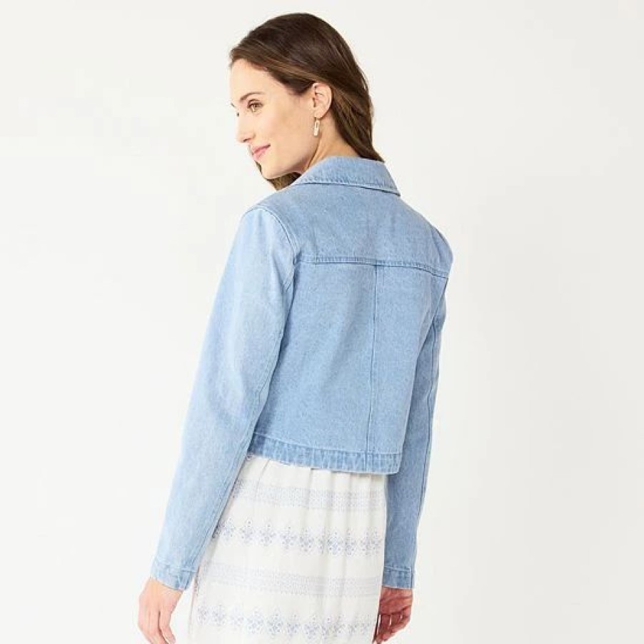 Mens * | Women'S Sonoma Goods For Life X Lauren Lane Denim Jacket