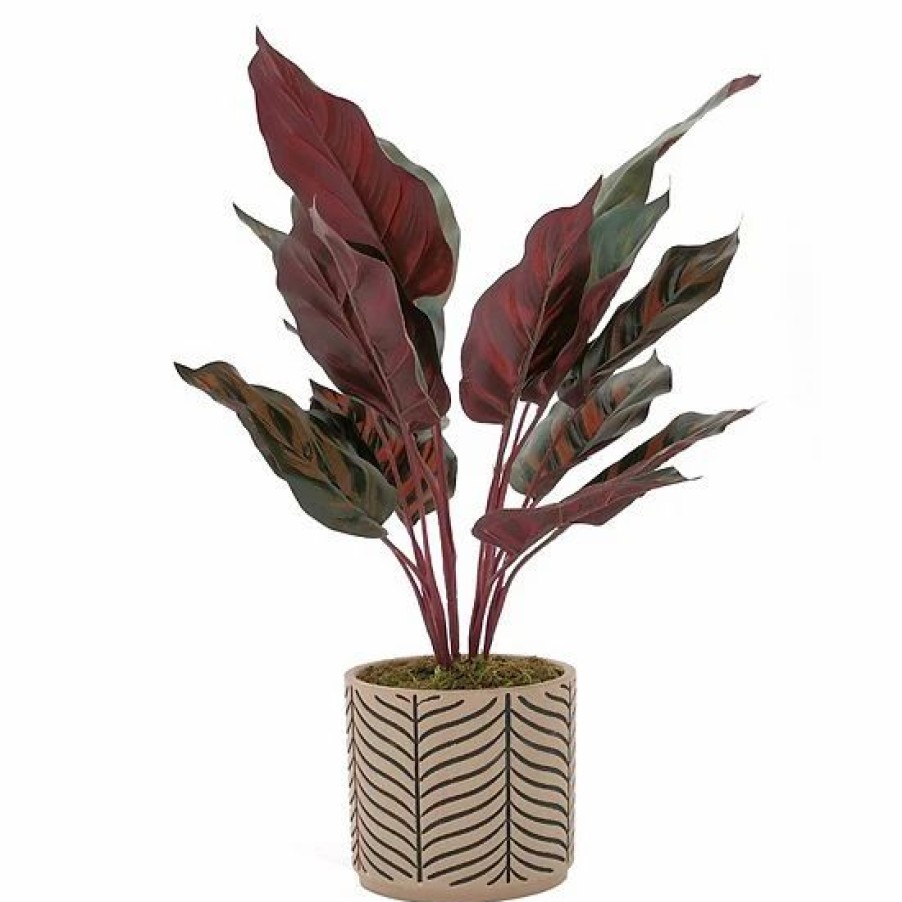 Home Decor * | Sonoma Goods For Life Artificial Leaves In Pot Floor Decor