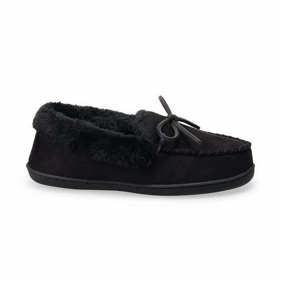 Womens * | Women'S Sonoma Goods For Life Sustainable Faux Suede Moccasin Slippers