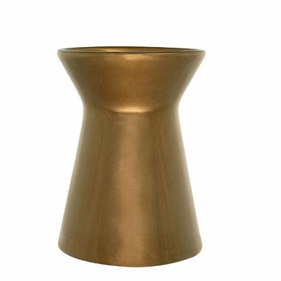 Home Decor * | Sonoma Goods For Life 5 Antique Metallic Bronze Pillar Candle Holder