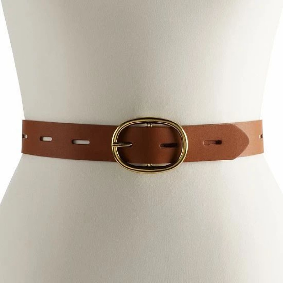 Mens * | Women'S Sonoma Goods For Life Oval Buckle Belt