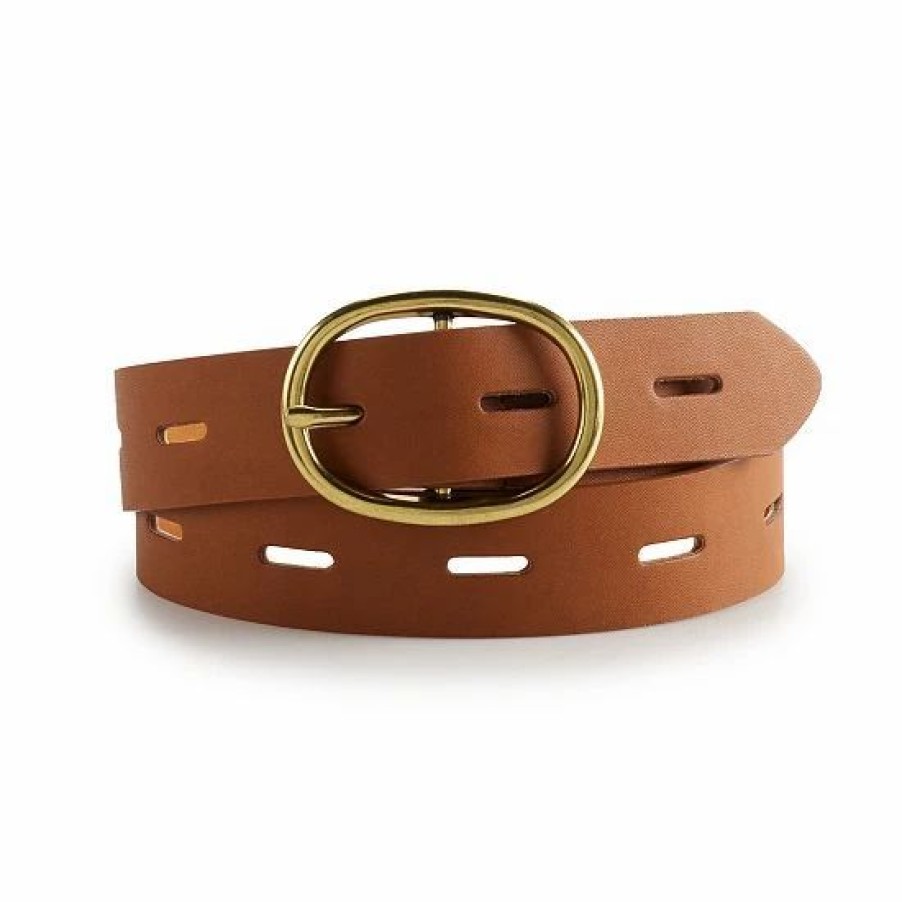 Mens * | Women'S Sonoma Goods For Life Oval Buckle Belt