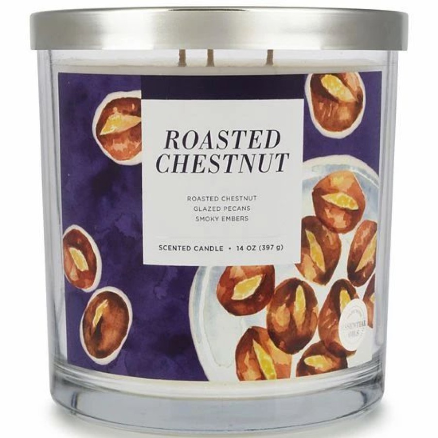 Home Decor * | Sonoma Goods For Life Roasted Chestnut 14-Oz. Candle Jar