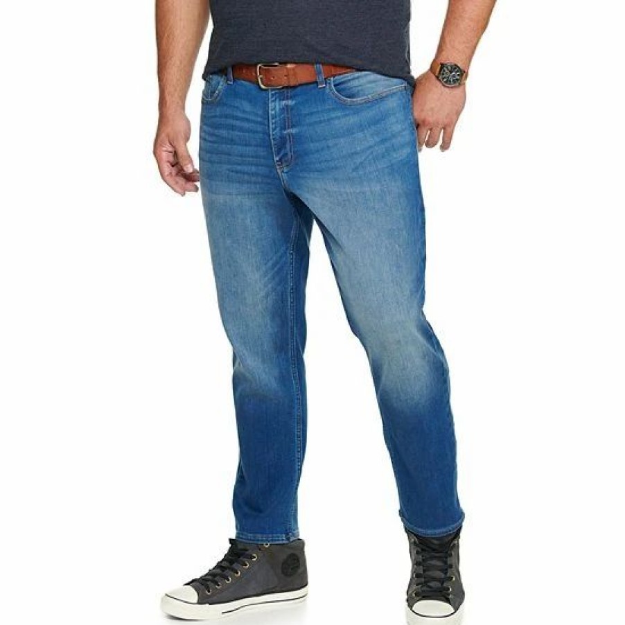 Mens * | Big & Tall Sonoma Goods For Life Knit Straight-Leg Jeans