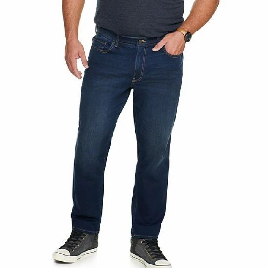 Mens * | Big & Tall Sonoma Goods For Life Knit Straight-Leg Jeans