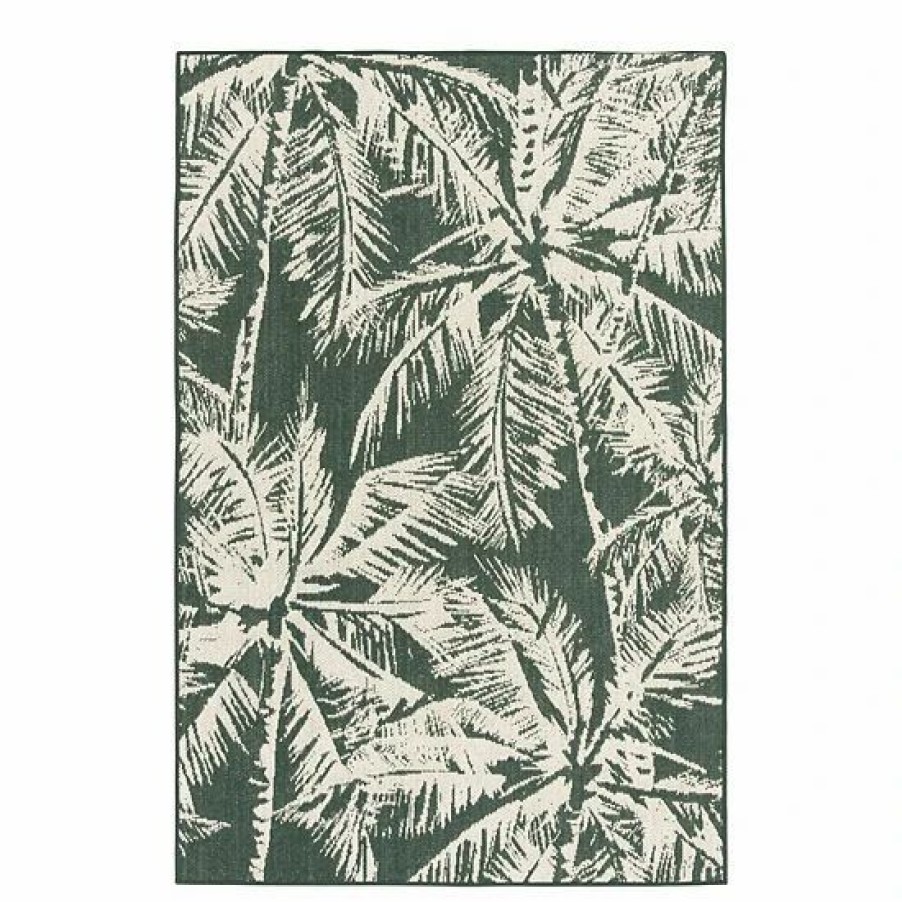 Home Decor * | Sonoma Goods For Life Indoor Outdoor Palm Area Rug Green