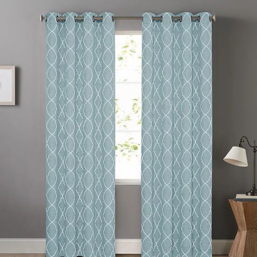 Home Decor * | Sonoma Goods For Life 2-Pack Embroidered Dynasty Blackout Curtain