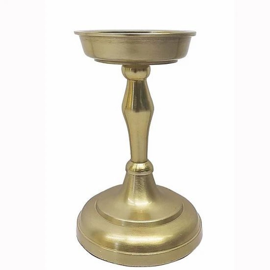 Home Decor * | Sonoma Goods For Life Antique Inspired Short Pillar Candle Holder Table Decor