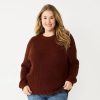 Mens * | Plus Size Sonoma Goods For Life Drop Shoulder Sweater