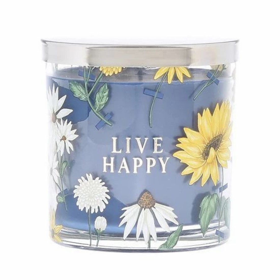 Home Decor * | Sonoma Goods For Life Sunflower 13-Oz. 3-Wick Jar Candle