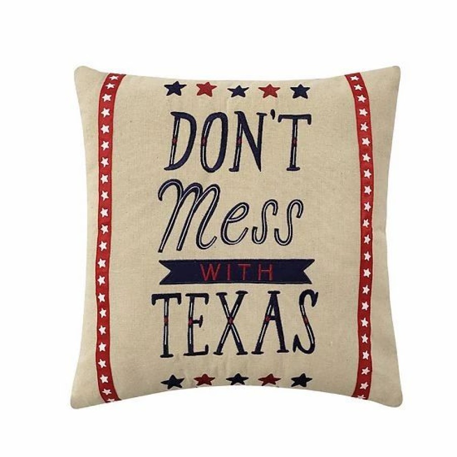 Home Decor * | Sonoma Goods For Life Don'T Mess With Texas Throw Pillow