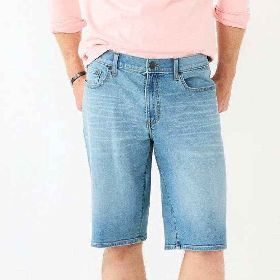 Mens * | Men'S Sonoma Goods For Life Regular-Fit Denim Shorts