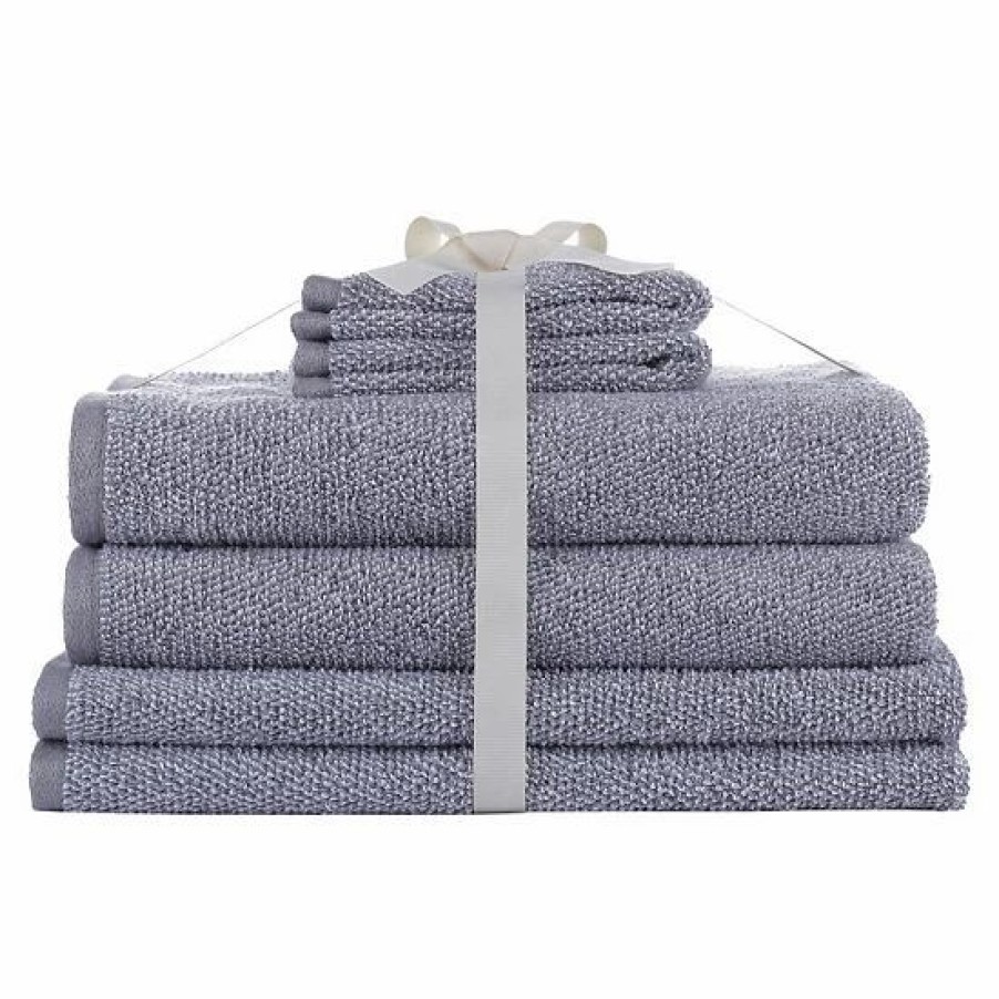 Bed & Bath * | Sonoma Goods For Life 6-Piece Ultimate Heathered Bath Towel Set