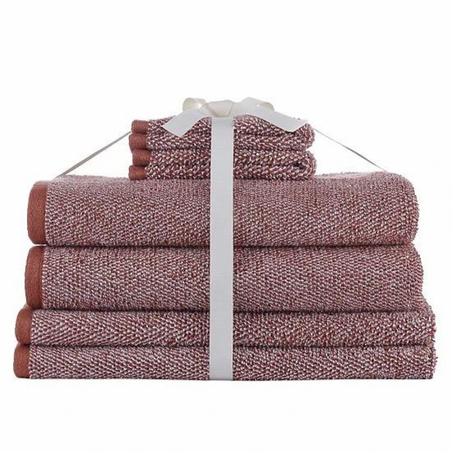 Bed & Bath * | Sonoma Goods For Life 6-Piece Ultimate Heathered Bath Towel Set