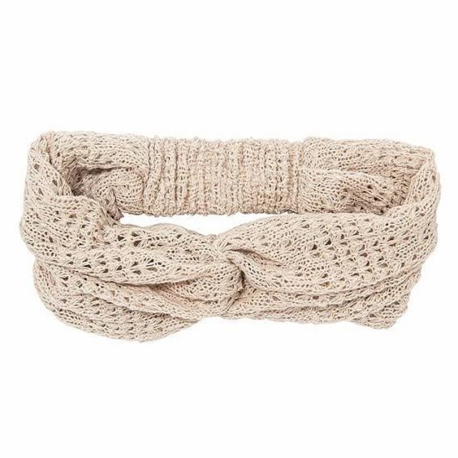 Home Decor * | Sonoma Goods For Life Beige Knit Twisted Headwrap