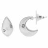 Womens * | Sonoma Goods For Life Pave Accent Mini Chubby Celestial Hoop Earrings