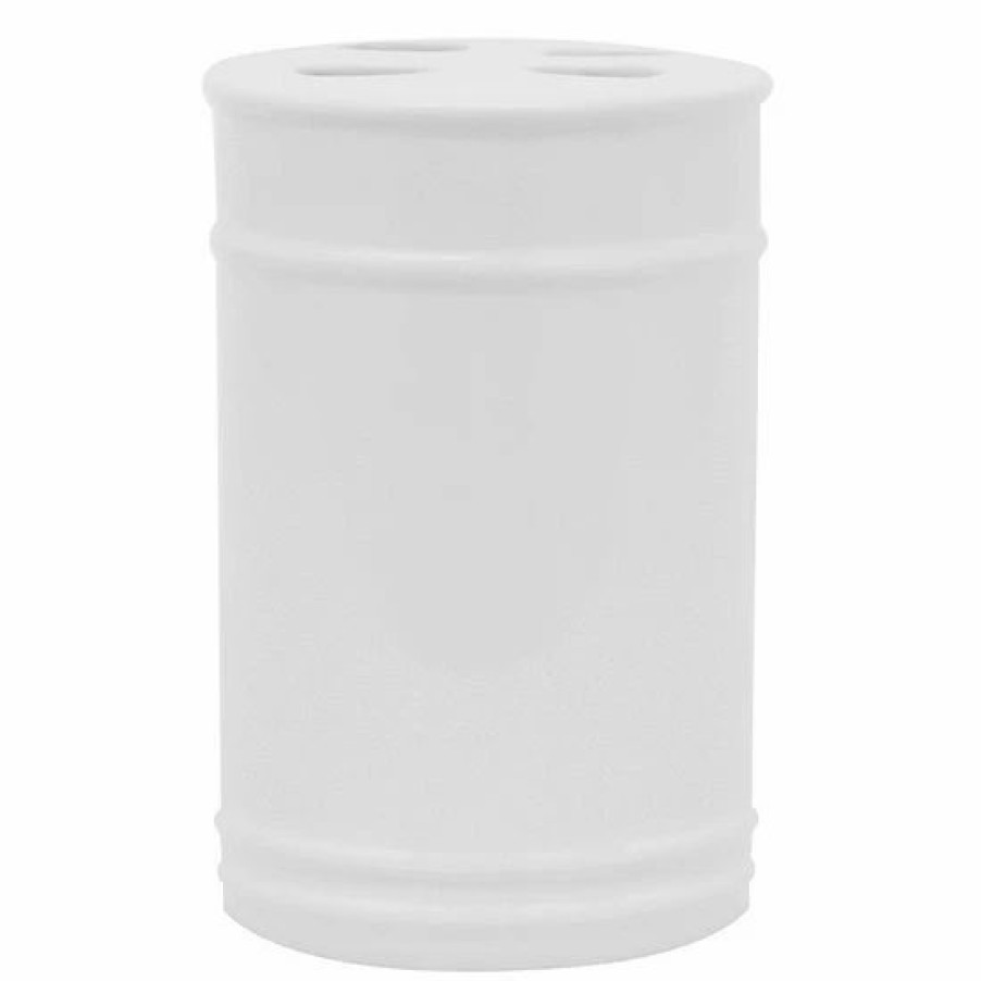 Bed & Bath * | Sonoma Goods For Life White Ceramic Toothbrush Holder