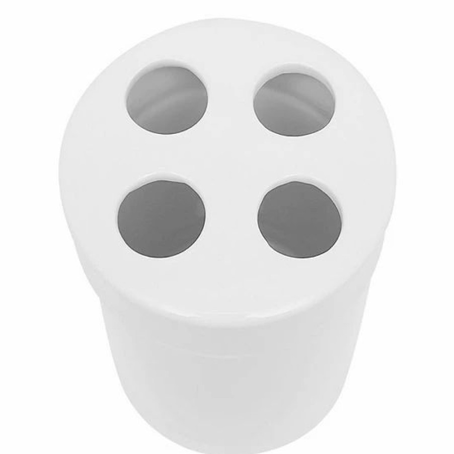 Bed & Bath * | Sonoma Goods For Life White Ceramic Toothbrush Holder