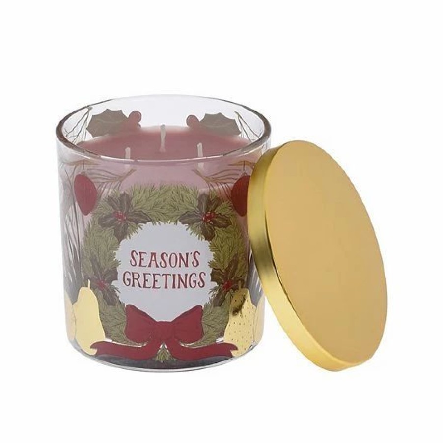 Home Decor * | Sonoma Goods For Life Winterberry & Spruce 13-Oz. Candle Jar