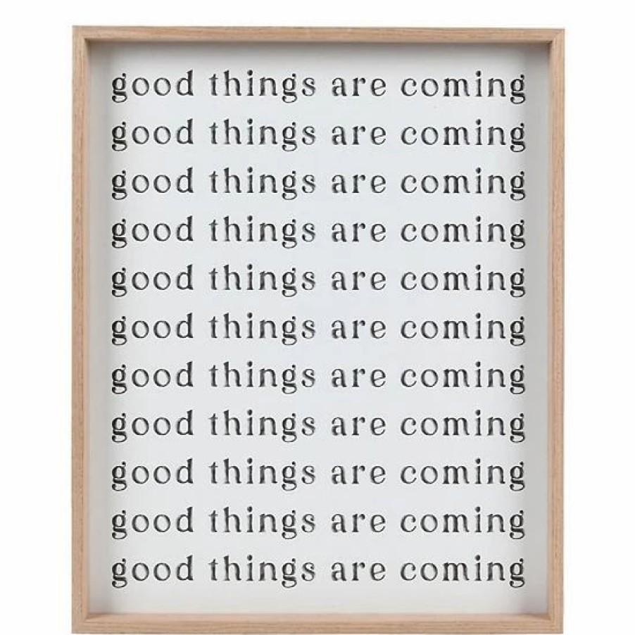 Home Decor * | Sonoma Goods For Life Good Things Wall Art