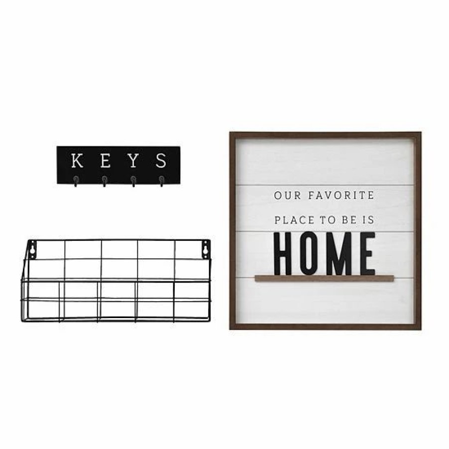 Home Decor * | Sonoma Goods For Life Entryway Wall Decor 3-Piece Set