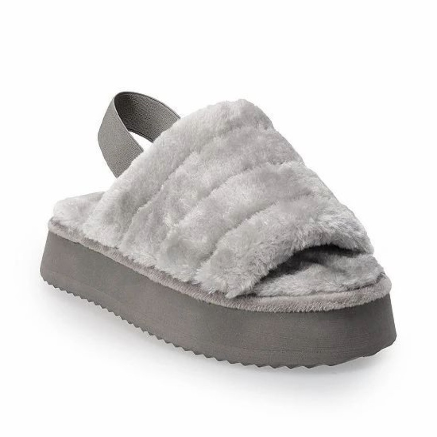 Womens * | Women'S Sonoma Goods For Life Slingback Platform Slippers