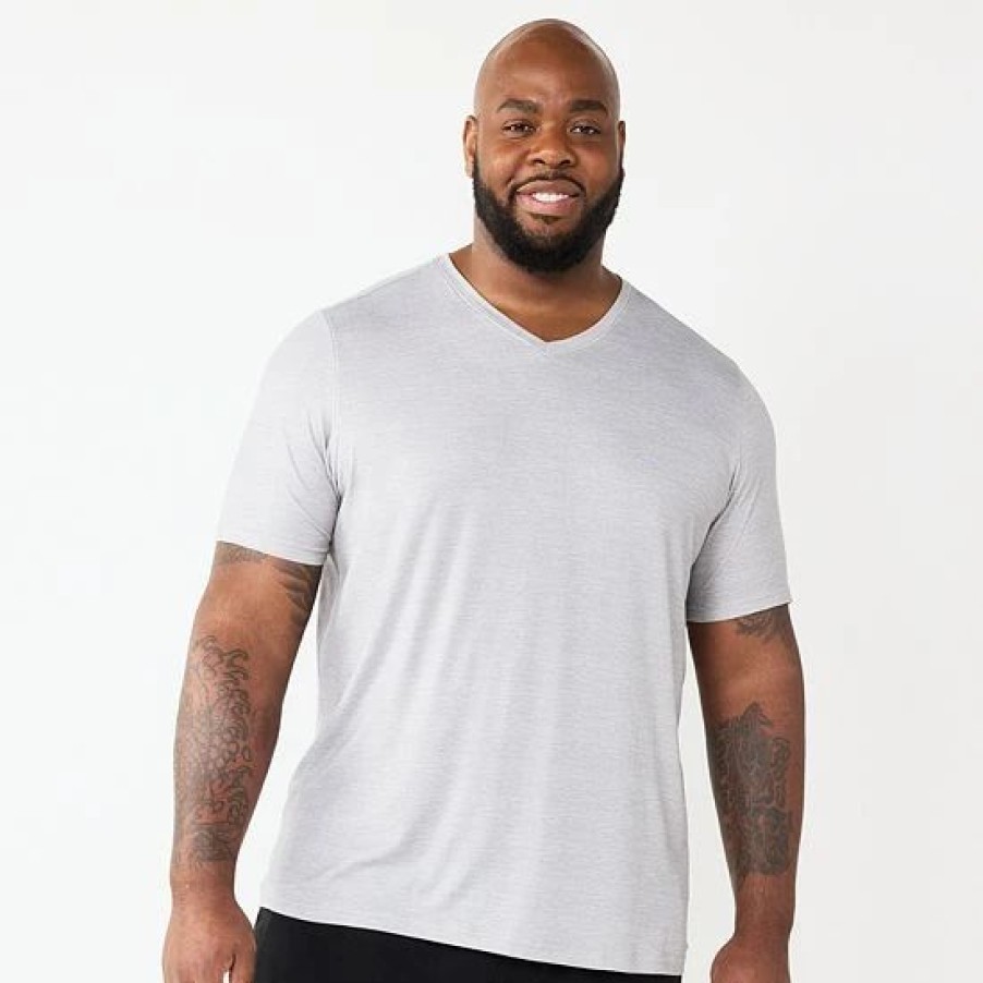 Mens * | Big & Tall Sonoma Goods For Life Lush Luxe V-Neck Tee