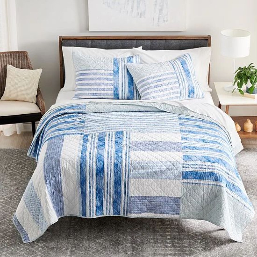 Bed & Bath * | Sonoma Goods For Life New Traditions Aberdeen Patchwork Quilt Or Shams