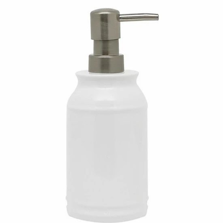 Bed & Bath * | Sonoma Goods For Life White Ceramic Soap Pump