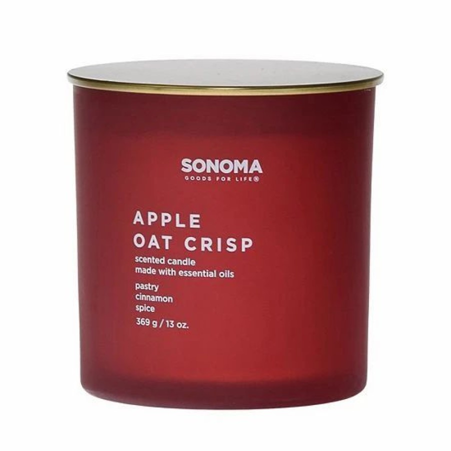 Home Decor * | Sonoma Goods For Life Apple Oat Crisp 13-Oz. Candle Jar