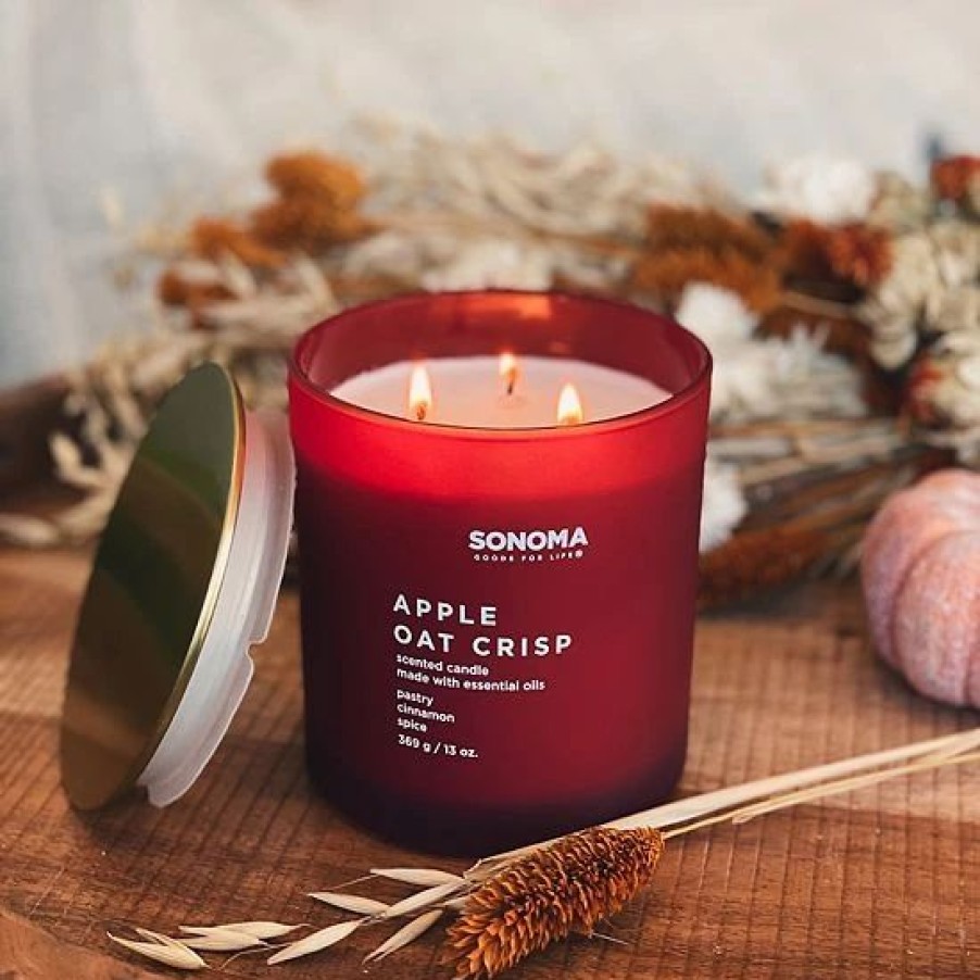 Home Decor * | Sonoma Goods For Life Apple Oat Crisp 13-Oz. Candle Jar