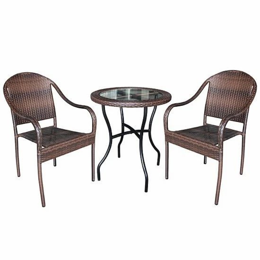 Furniture * | Sonoma Goods For Life Boho Folding Patio Bistro Table & Chair 3-Piece Set