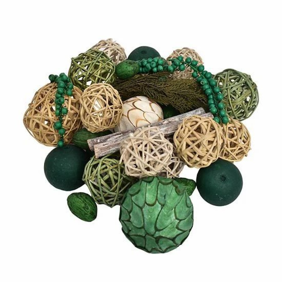 Home Decor * | Sonoma Goods For Life Woven Ball Holiday Vase Filler