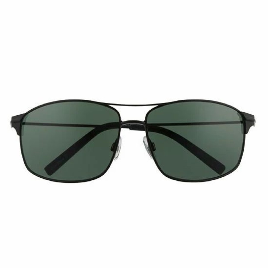 Mens * | Men'S Sonoma Goods For Life 58Mm Metal Navigator Sunglasses Black