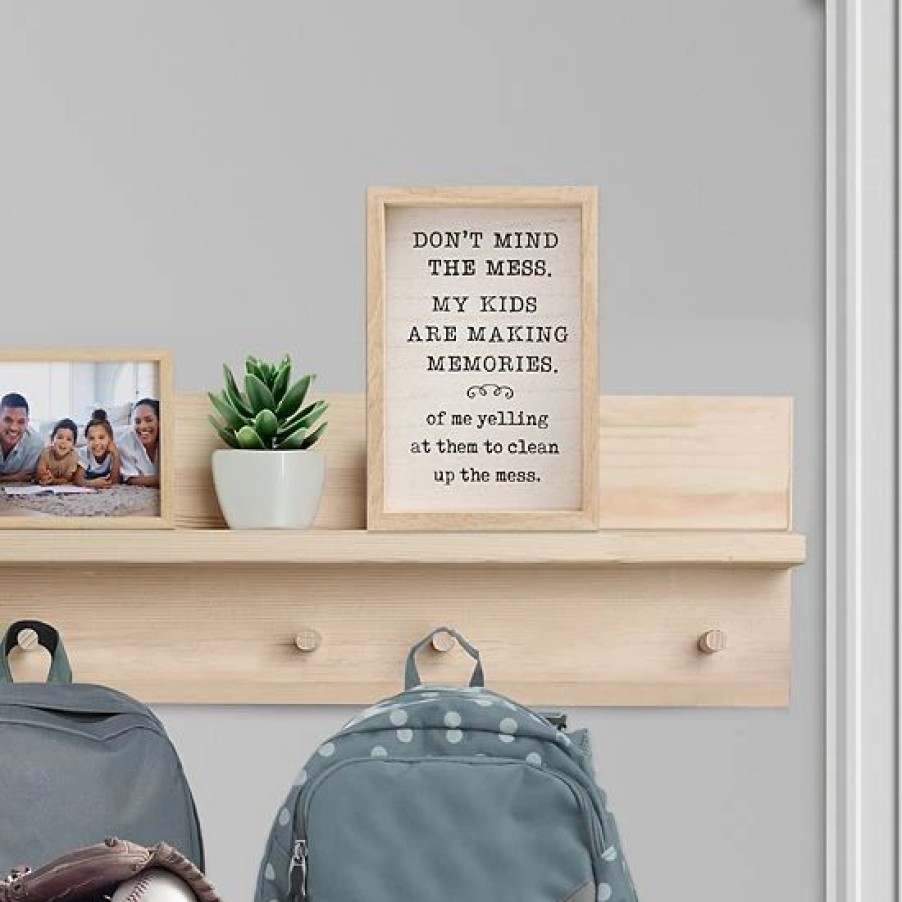 Home Decor * | Sonoma Goods For Life Don'T Mind The Mess Caption Art Box