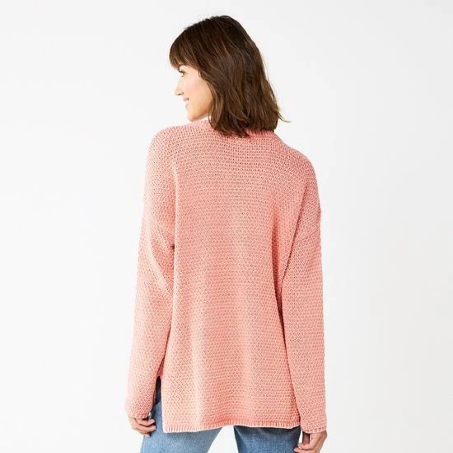 Mens * | Women'S Sonoma Goods For Life Cozy Henley Sweater