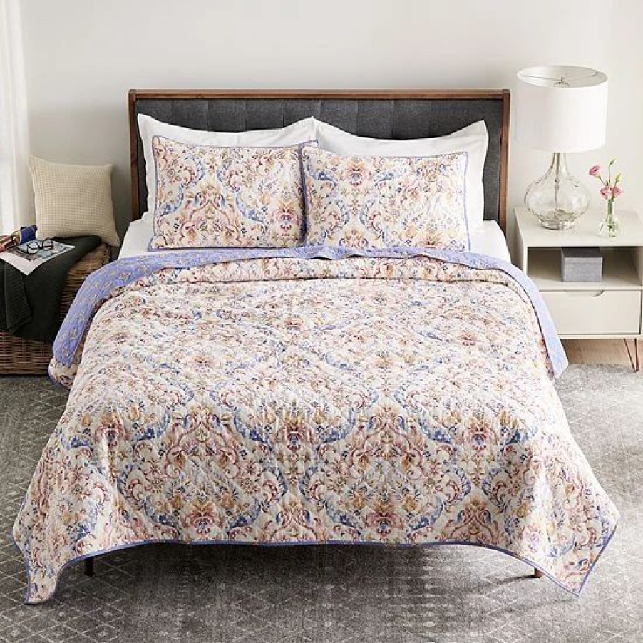 Bed & Bath * | Sonoma Goods For Life Heritage Reversible Cotton Quilt Or Sham Allegra