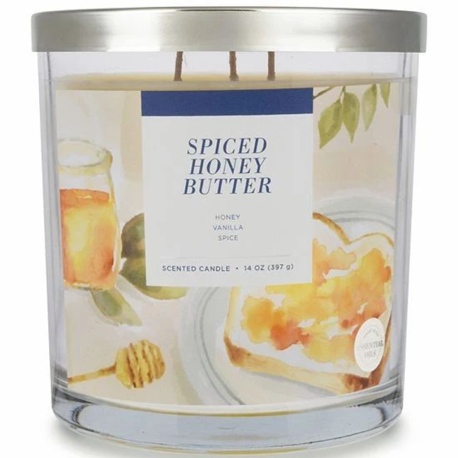 Home Decor * | Sonoma Goods For Life Spiced Honey Butter 14-Oz. Candle Jar