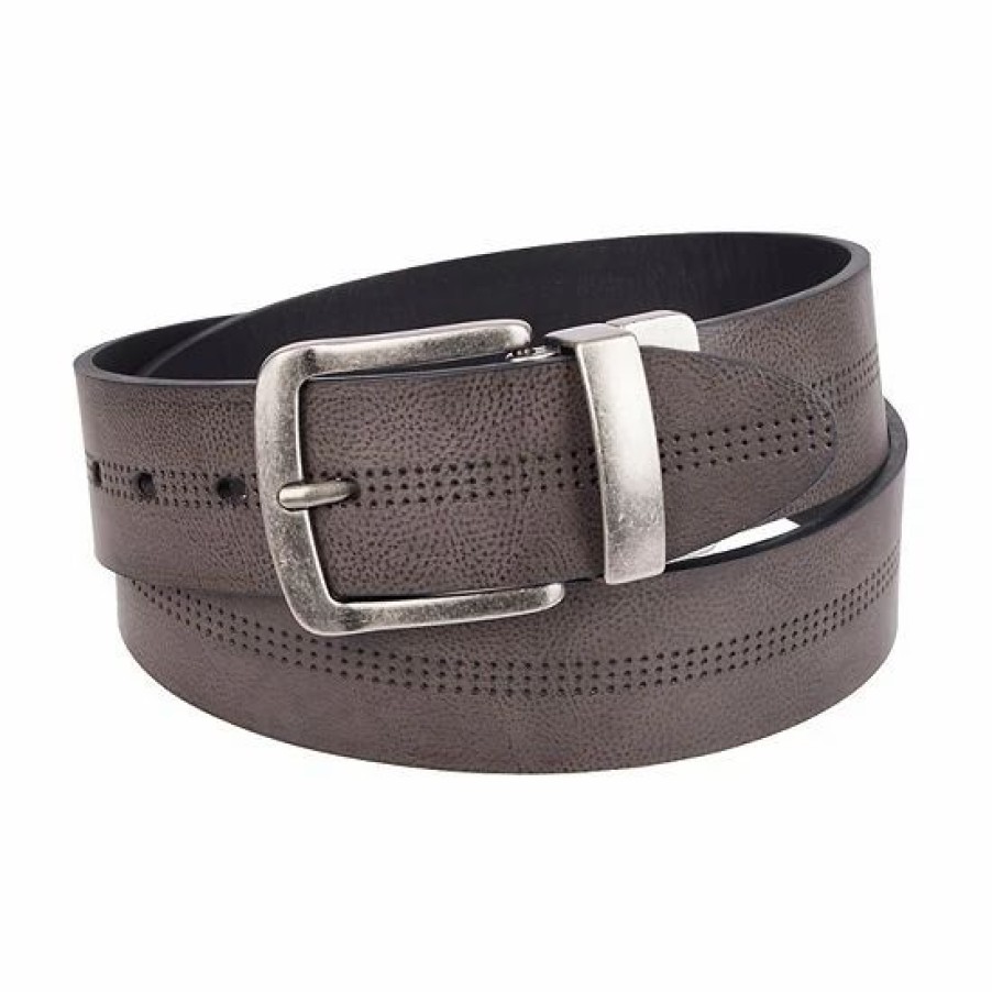 Mens * | Men'S Sonoma Goods For Life Embossed Reversible Belt