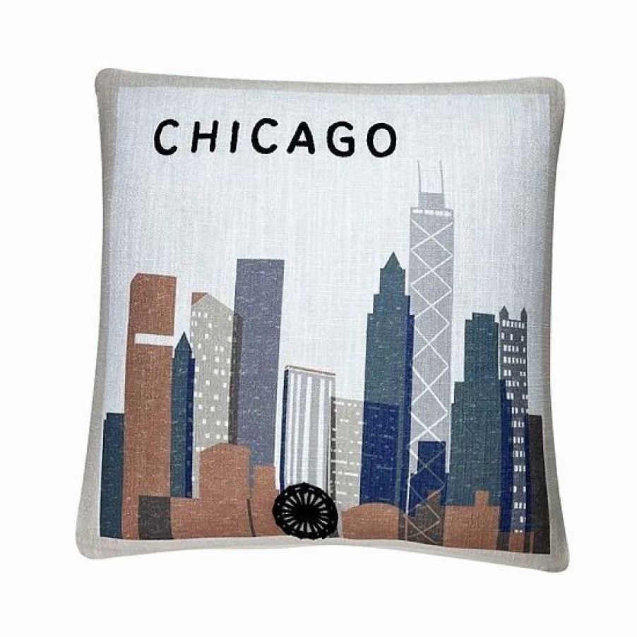 Home Decor * | Sonoma Goods For Life Chicago Feather Fill Throw Pillow