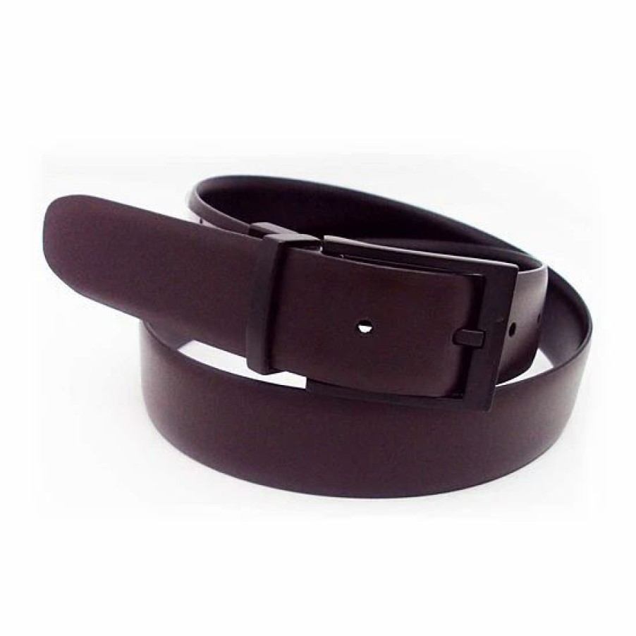 Mens * | Men'S Sonoma Goods For Life Black Buckle Reversible Belt