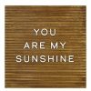 Home Decor * | Sonoma Goods For Life 12 X 12 Brown Frameless Letterboard