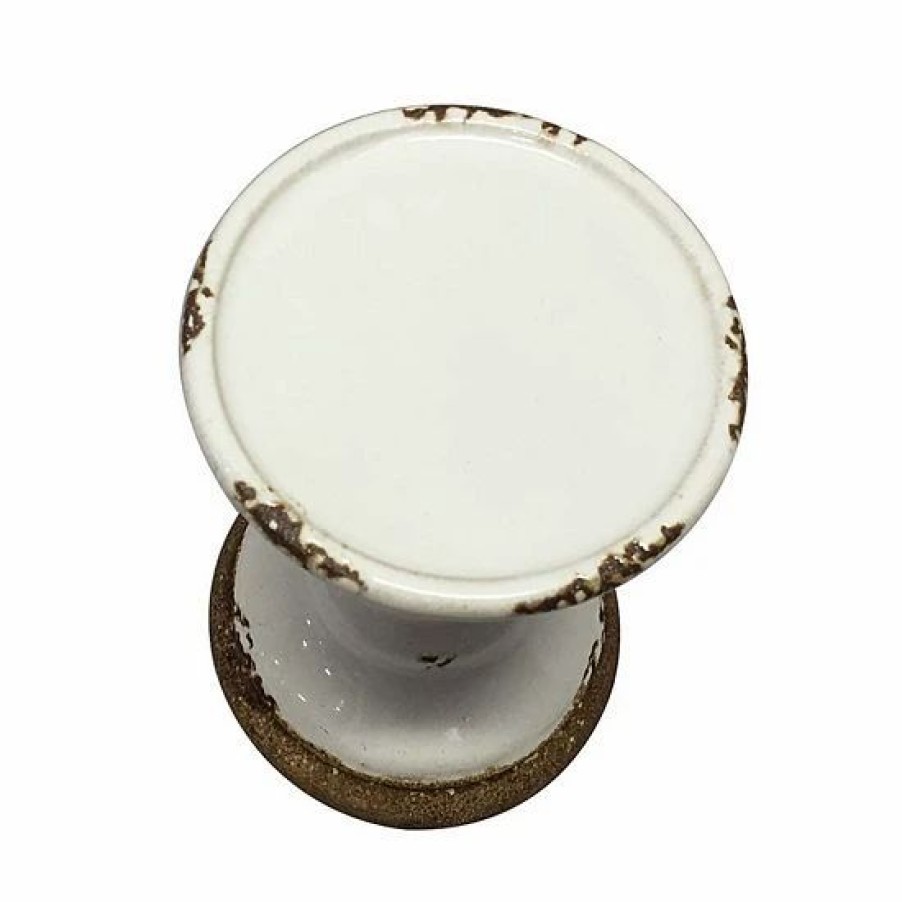 Home Decor * | Sonoma Goods For Life Xs White Ceramic Pillar Holder