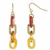 Womens * | Sonoma Goods For Life Gold Tone Resin & Metal Linear Drop Earrings