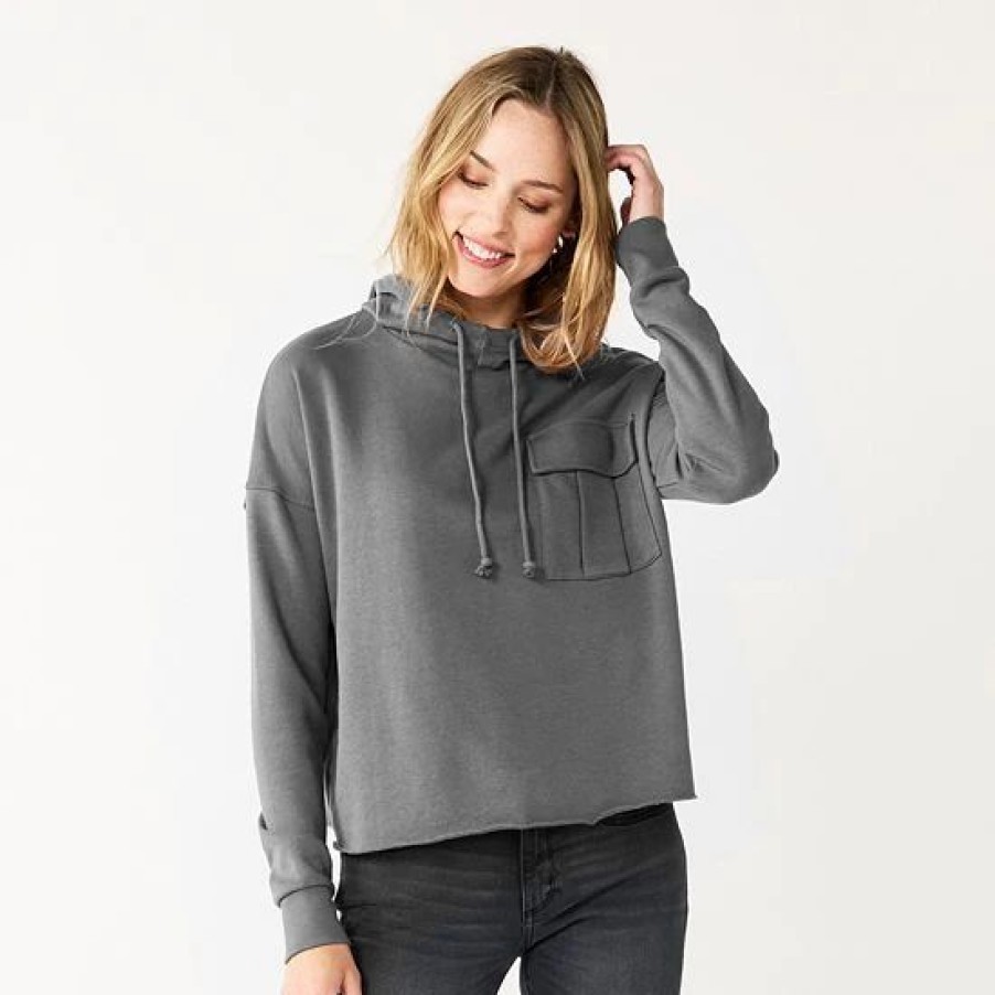 Mens * | Women'S Sonoma Goods For Life Cozy Relaxed Hoodie