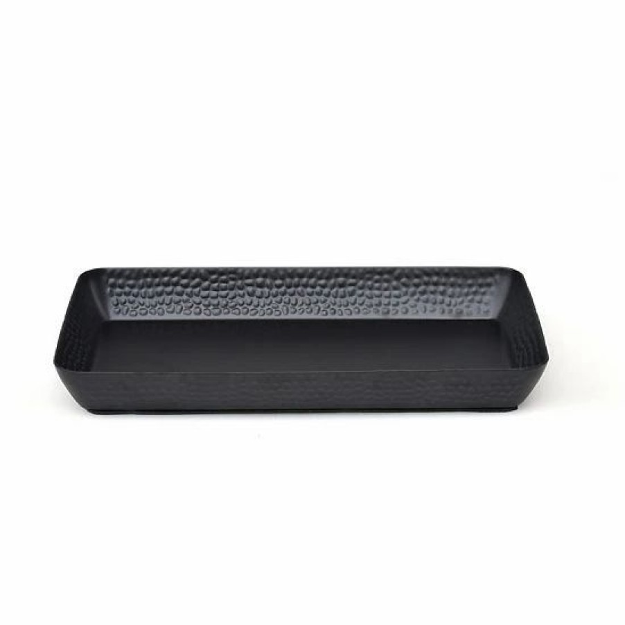 Bed & Bath * | Sonoma Goods For Life Black Hammered Metal Tray