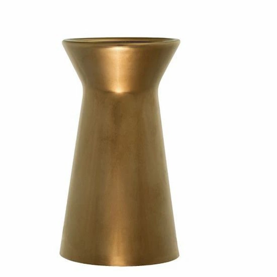 Home Decor * | Sonoma Goods For Life 7 Antique Metallic Bronze Pillar Candle Holder